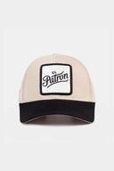 Gorra Six Negro Beige Béisbol con Parche EL PATRON