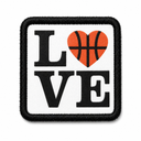 Parche Love Basket para Gorras BlackBork
