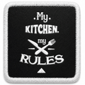 Parche My Kitchen My Rules para Gorras BlackBork BlackBörk