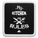 Parche My Kitchen My Rules para Gorras BlackBork