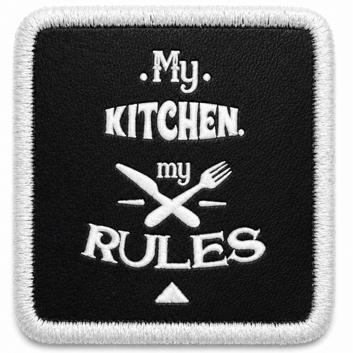 Parche My Kitchen My Rules para Gorras BlackBork BlackBörk