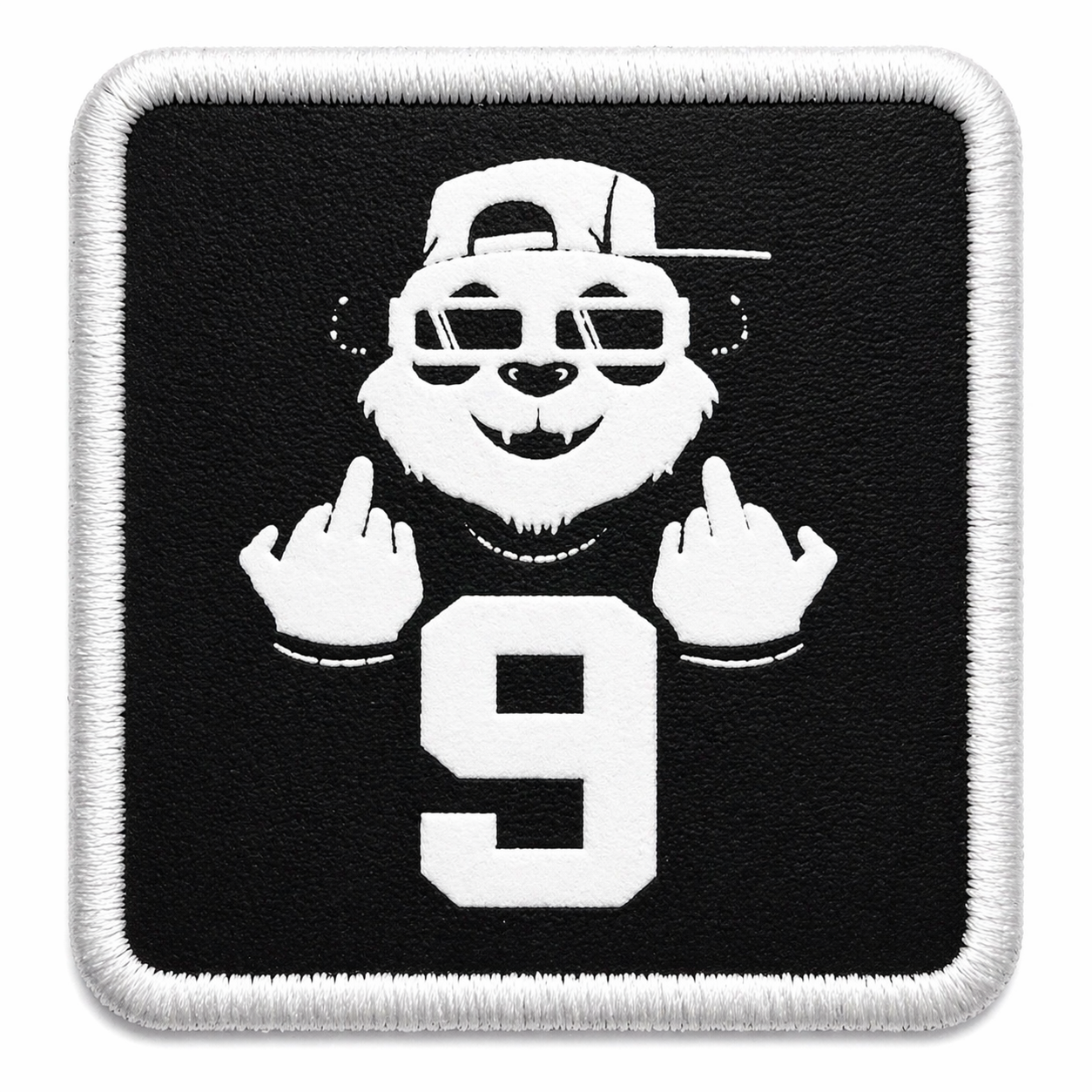 Parche Panda para Gorras BlackBork BlackBörk