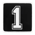 Parche 1 Numero para Gorras BlackBork BlackBörk