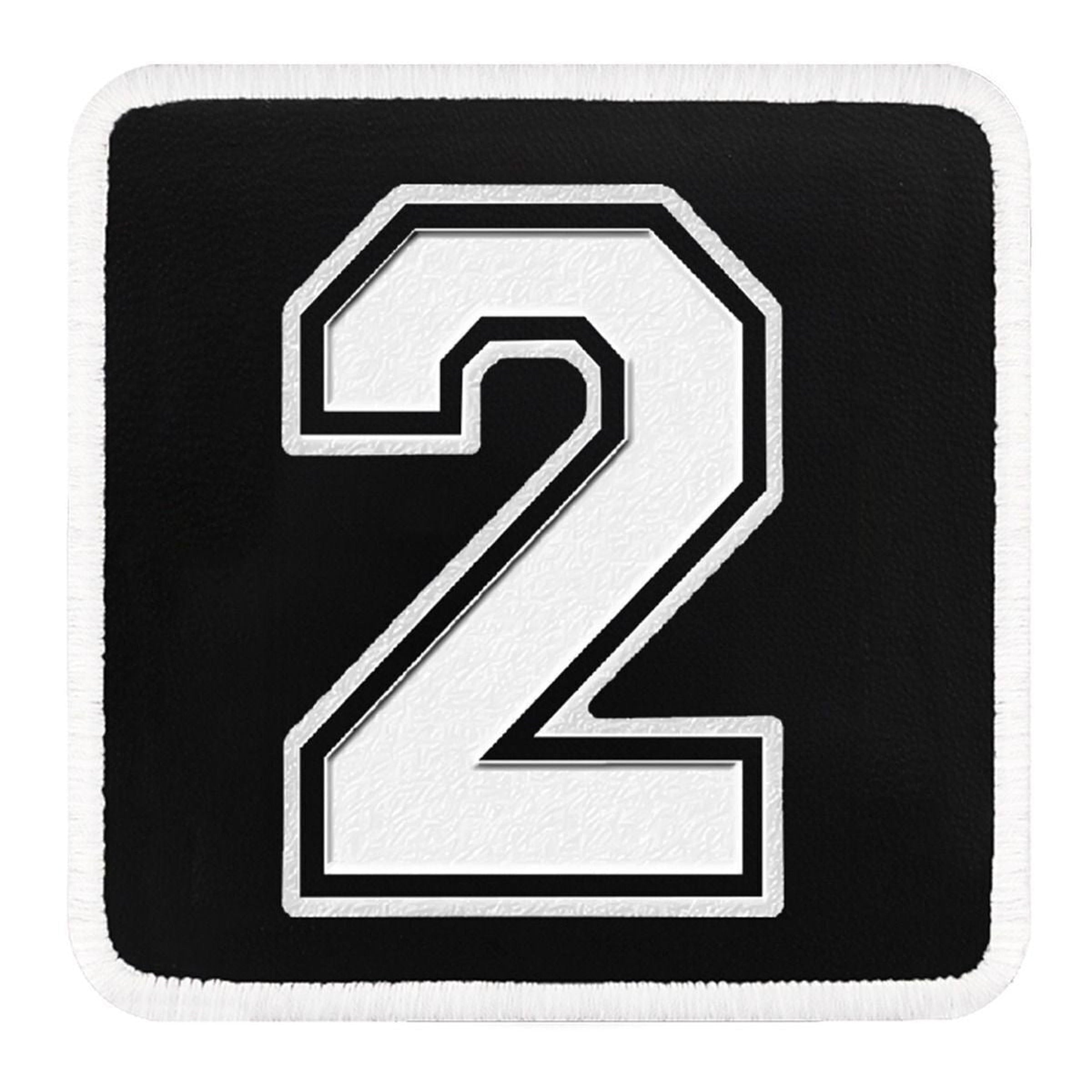Parche 2 Numero para Gorras BlackBork