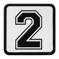 Parche 2 Numero para Gorras BlackBork BlackBörk