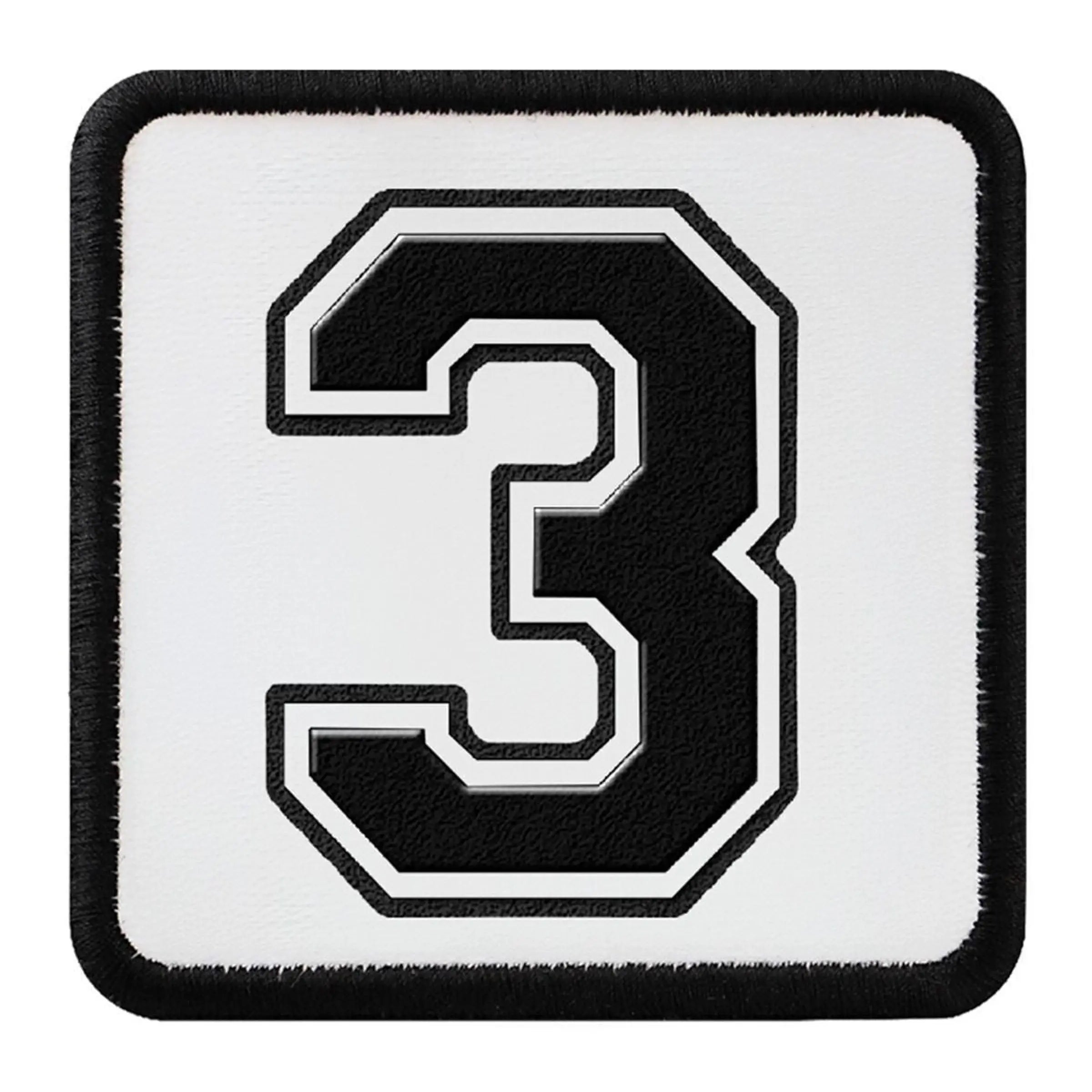 Parche 3 Numero para Gorras BlackBork BlackBörk