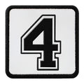 Parche 4 Numero para Gorras BlackBork BlackBörk