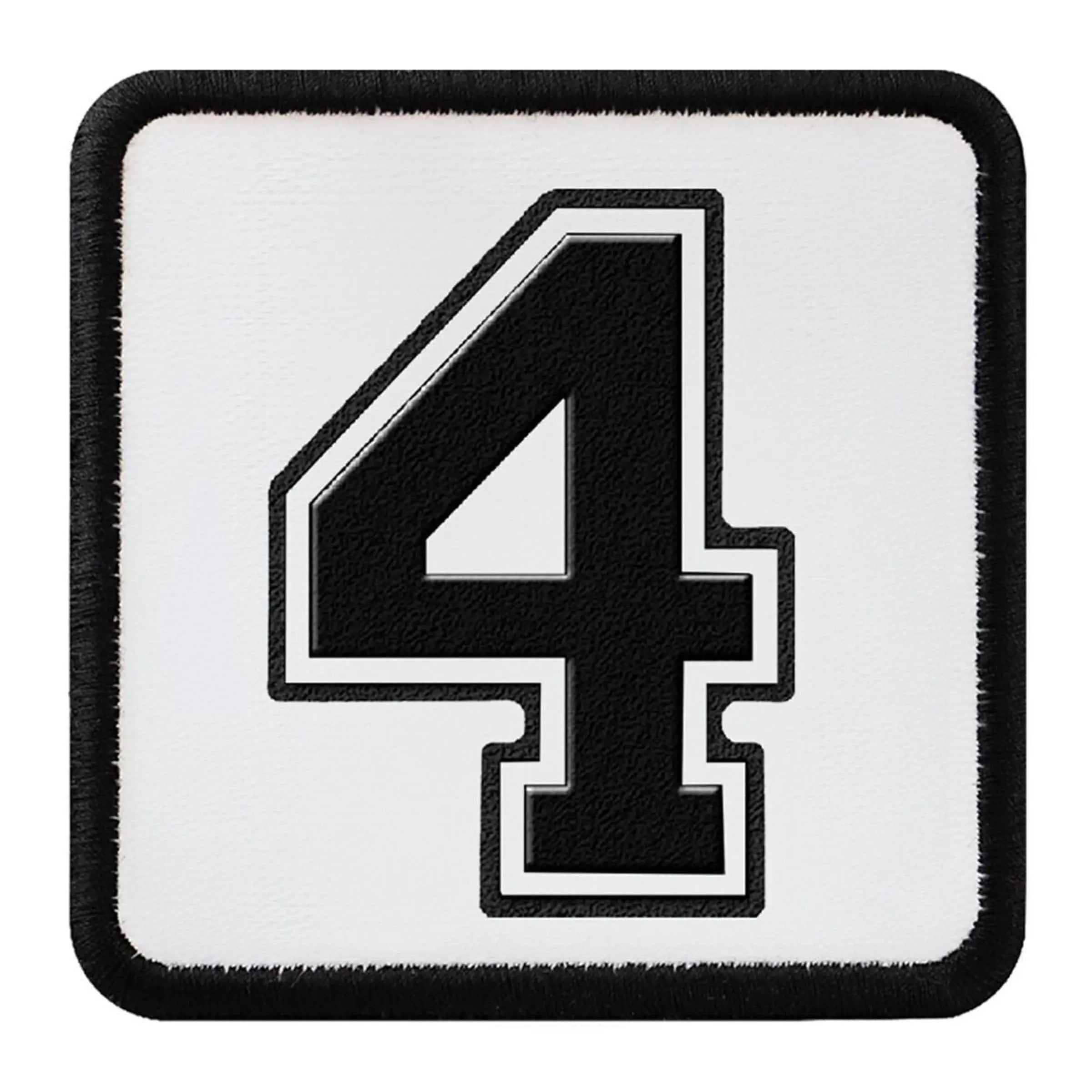 Parche 4 Numero para Gorras BlackBork BlackBörk