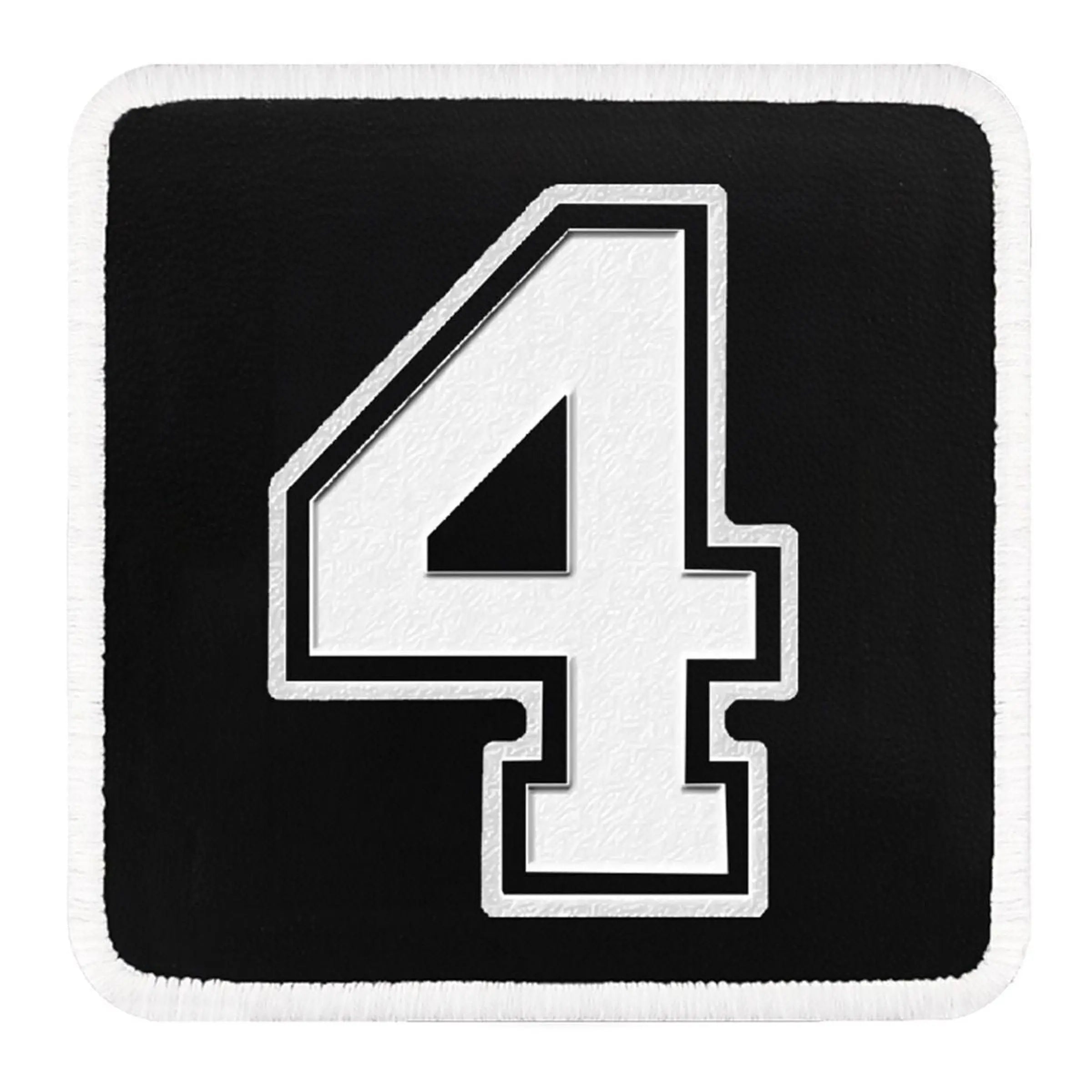 Parche 4 Numero para Gorras BlackBork BlackBörk