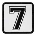 Parche 7 Numero para Gorras BlackBork