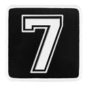 Parche 7 Numero para Gorras BlackBork