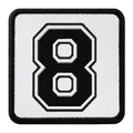 Parche 8 Numero para Gorras BlackBork BlackBörk