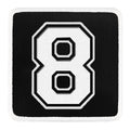 Parche 8 Numero para Gorras BlackBork BlackBörk