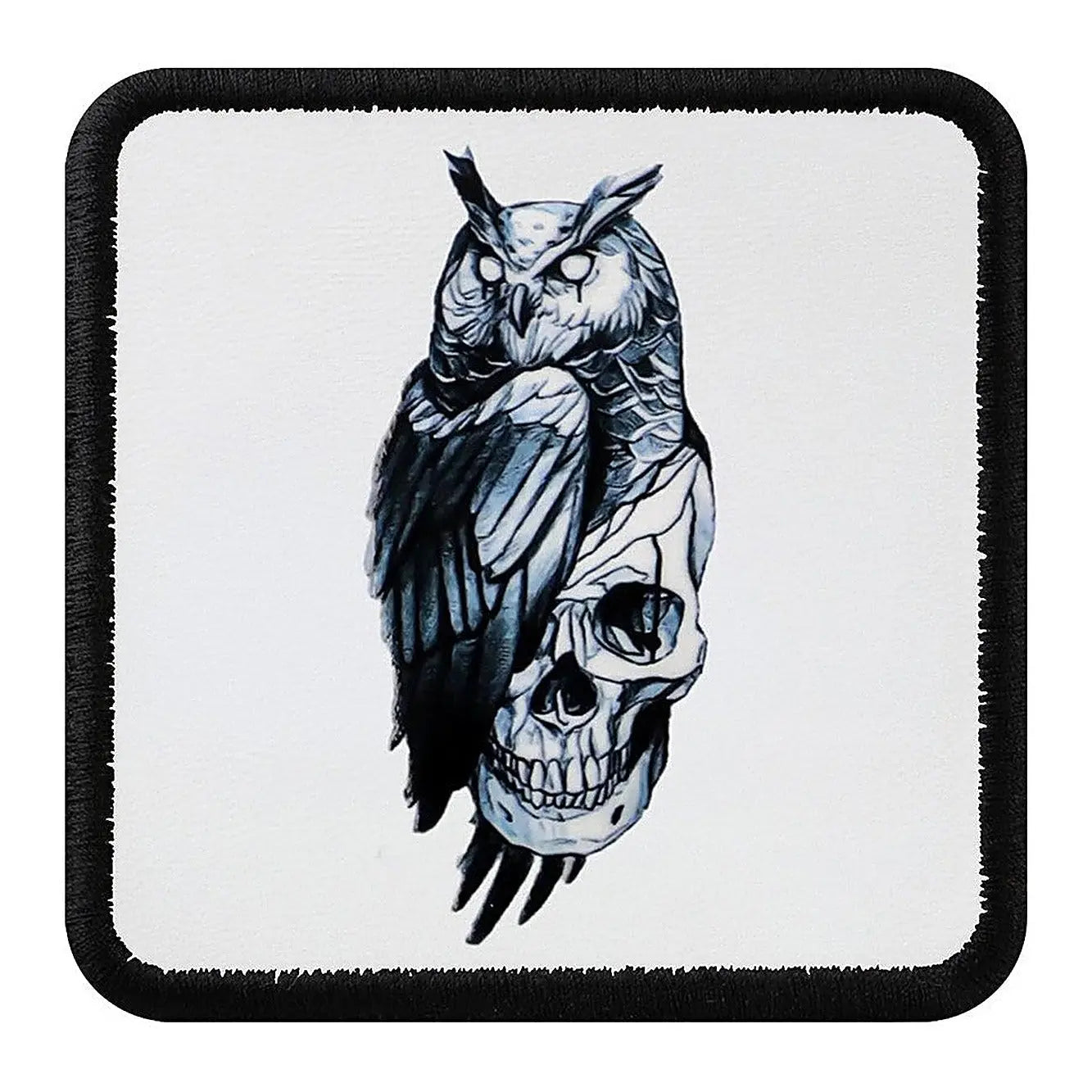 Parche Buho Calavera para Gorras BlackBork BlackBörk