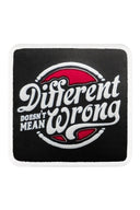 Parche Different Wrong para Gorras BlackBork