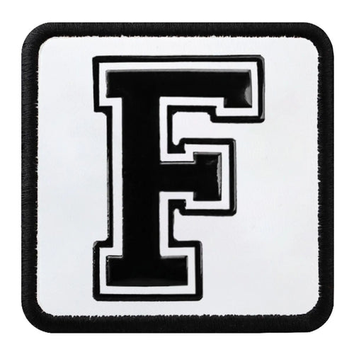 Parche Letra F para Gorras BlackBork BlackBörk