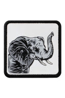 Parche Elefante Tribal para Gorras BlackBork