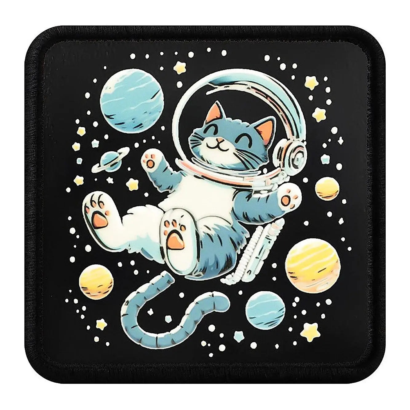 Parche Gato Astronauta Niños para Gorras BlackBork BlackBörk
