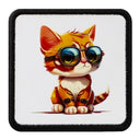 Parche Gato Gafas Niños para Gorras BlackBork