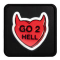 Parche Go 2 Hell para Gorras BlackBork BlackBörk