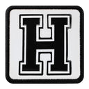 Parche H Letter Bs para Gorras BlackBork