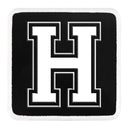 Parche H Letter Sb para Gorras BlackBork