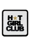 Parche Hot Girl Club para Gorras BlackBork