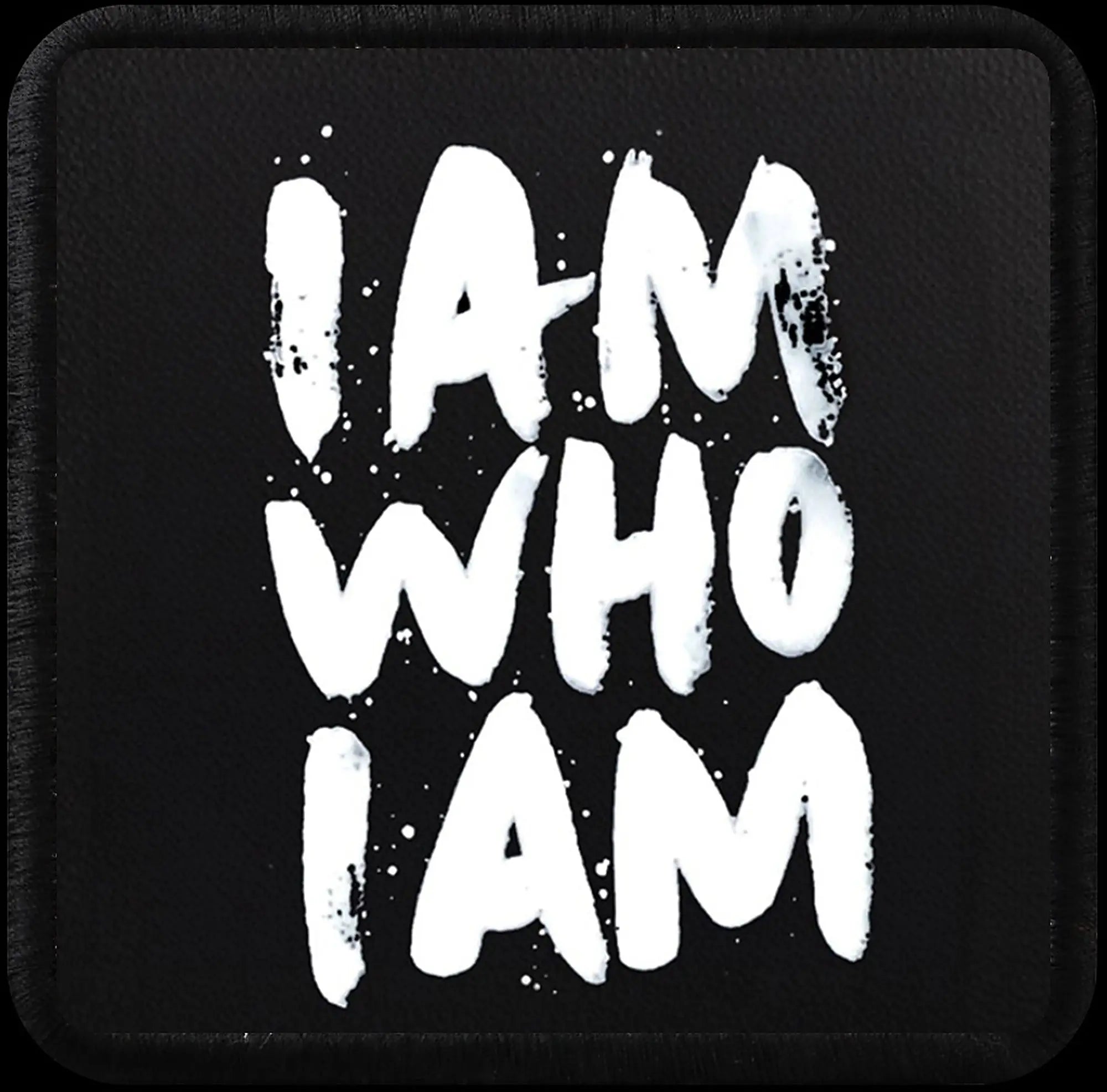 Parche I Am Who I Am para Gorras BlackBork BlackBörk