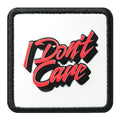 Parche I Don't Care para Gorras BlackBork BlackBörk