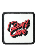Parche I Don't Care para Gorras BlackBork
