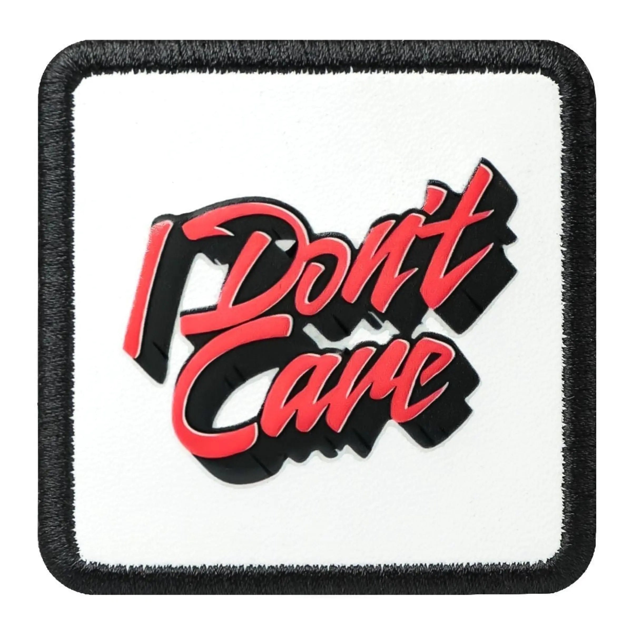 Parche I Don't Care para Gorras BlackBork BlackBörk