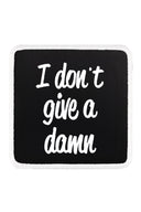 Parche I Don't Give para Gorras BlackBork