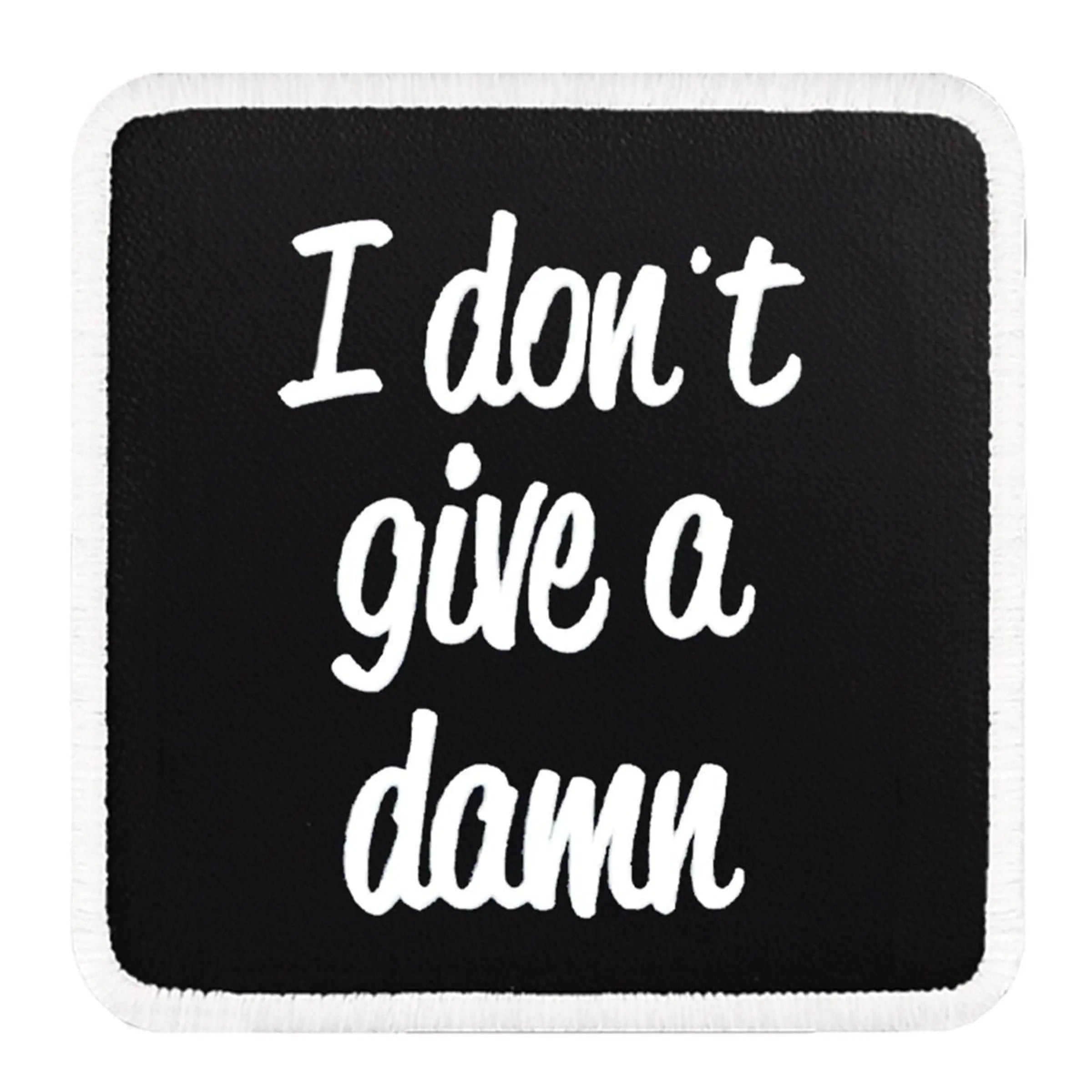 Parche I Don't Give para Gorras BlackBork BlackBörk