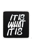 Parche It is What It is para Gorras BlackBork