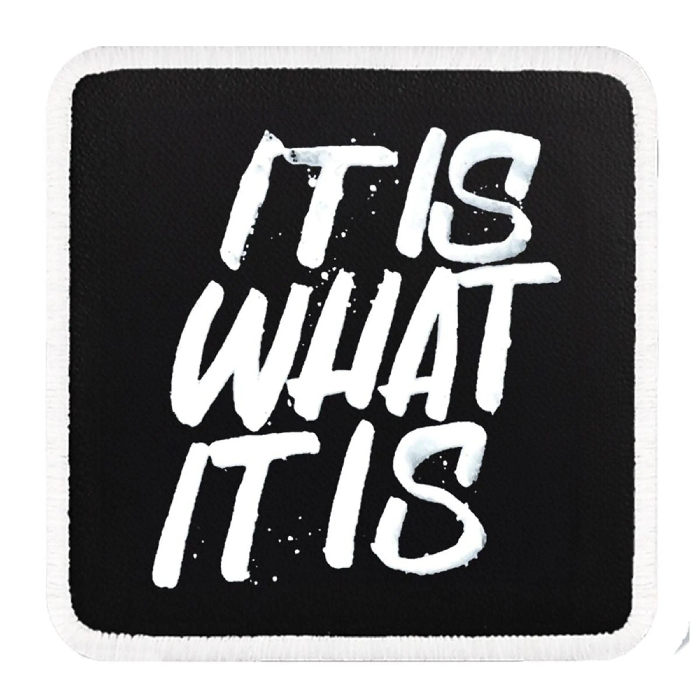Parche It is What It is para Gorras BlackBork BlackBörk