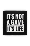 Parche It's Not A Game Its Life para Gorras BlackBork - Amazon ready