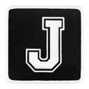 Parche J Letter Sb para Gorras BlackBork
