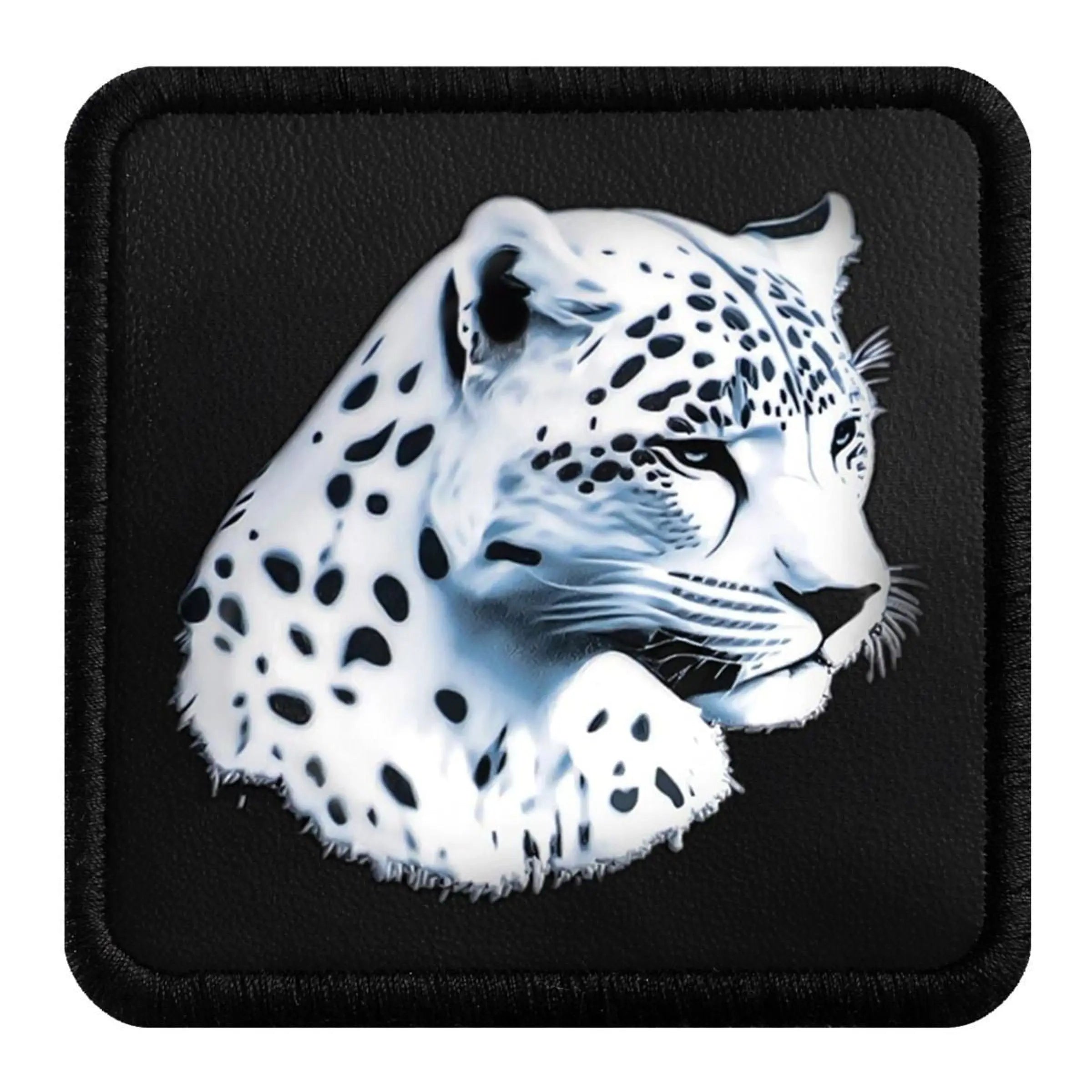 Parche Leopardo Blanco para Gorras BlackBork BlackBörk