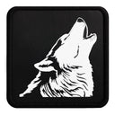 Parche Lobo Aullador para Gorras BlackBork