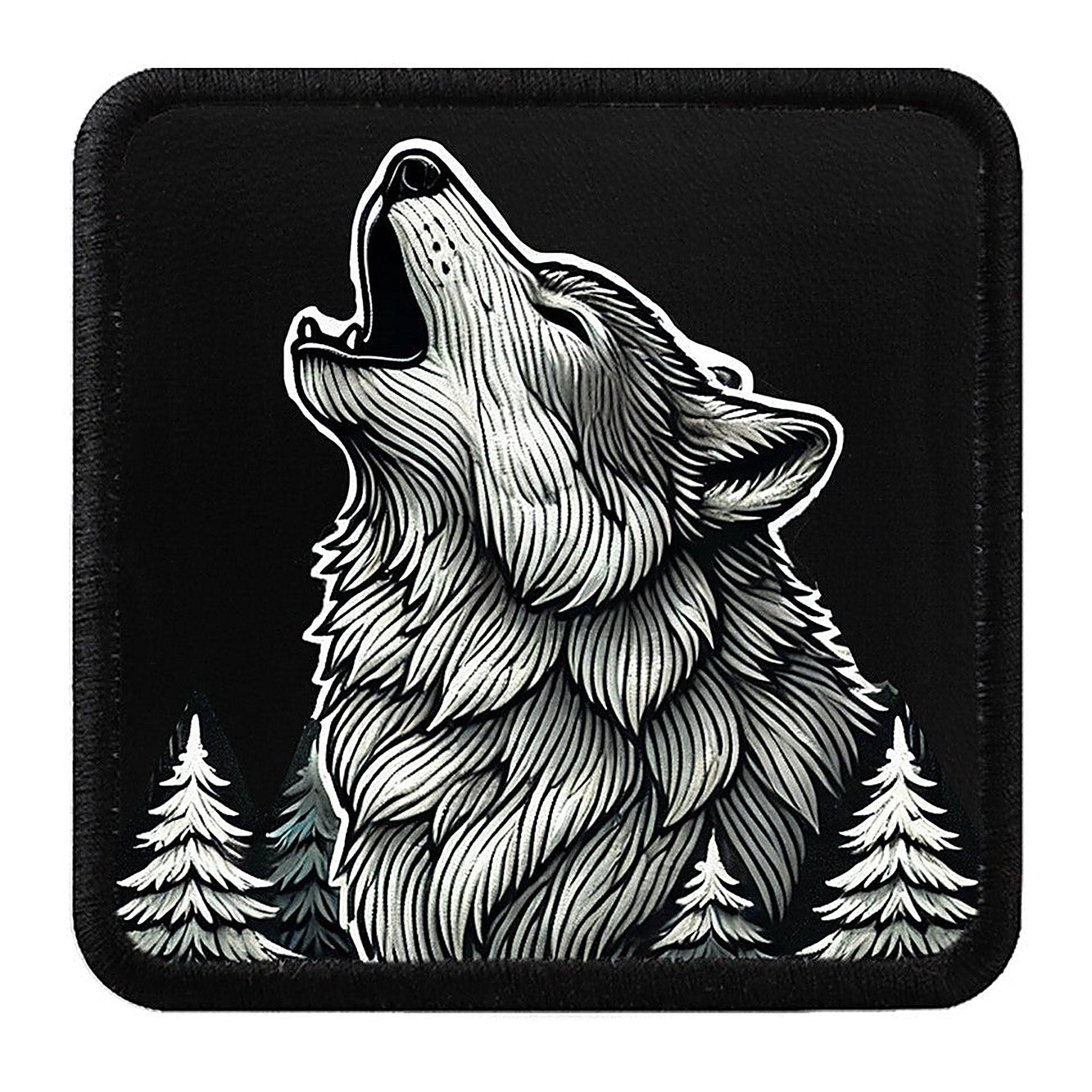 Parche Lobo para Gorras BlackBork BlackBörk