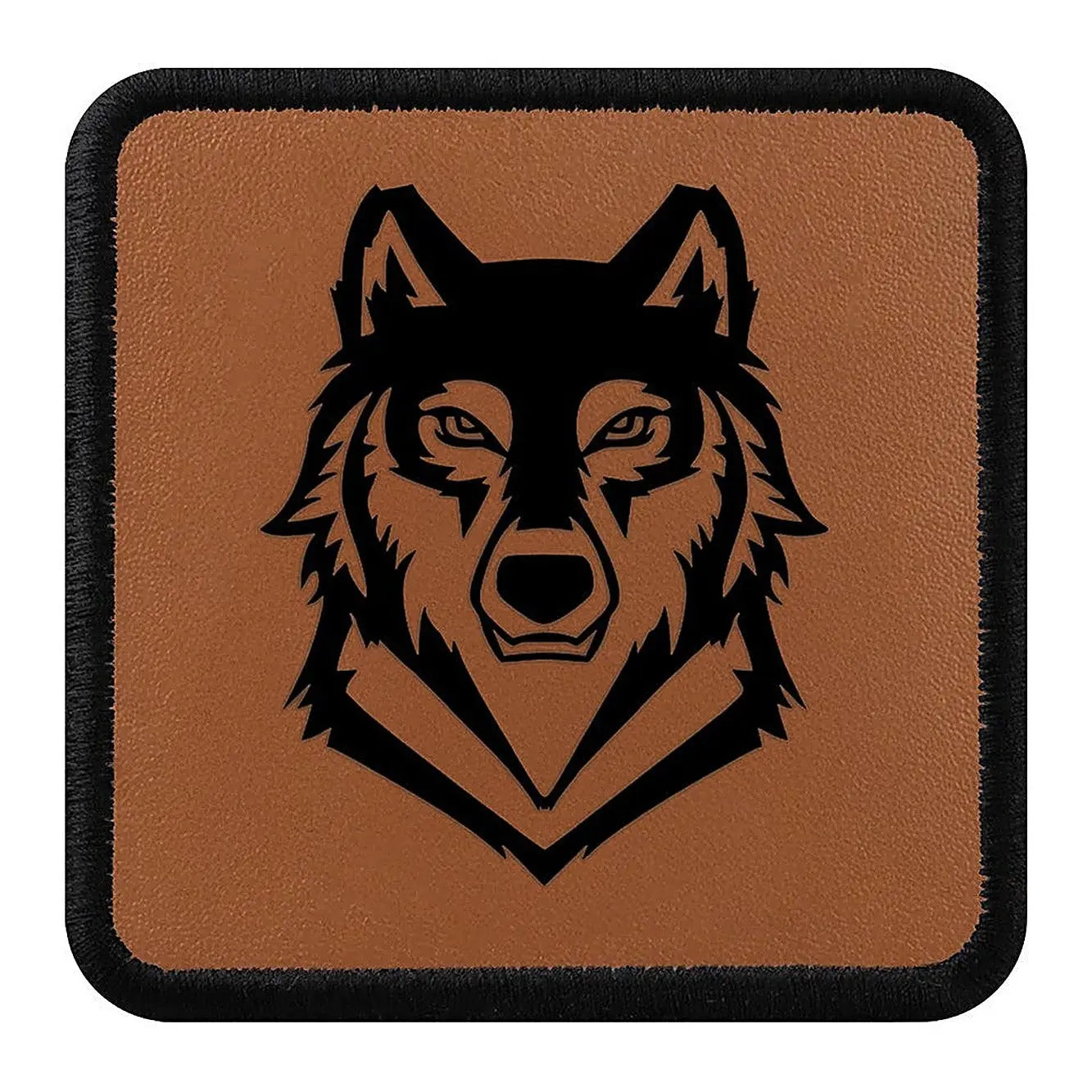 Parche Lobo Silueta para Gorras BlackBork BlackBörk