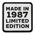 Parche Made in 1987 Limited Edition para Gorras BlackBork BlackBörk
