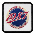 Parche Made In 1987 para Gorras BlackBork BlackBörk