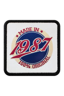Parche Made In 1987 para Gorras BlackBork - Amazon ready