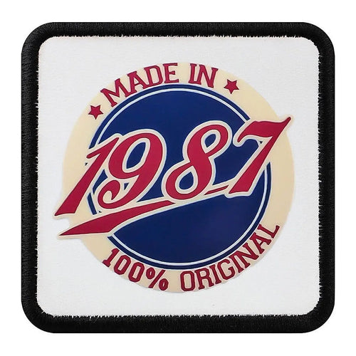 Parche Made In 1987 para Gorras BlackBork BlackBörk