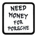 Parche Need Money For Porsche para Gorras BlackBork - Amazon ready