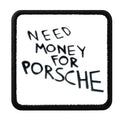 Parche Need Money for Porshe para Gorras BlackBork BlackBörk