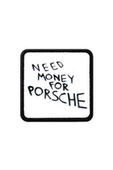 Parche Need Money for Porshe para Gorras BlackBork