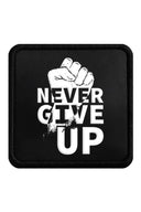 Parche Never Give Up para Gorras BlackBork