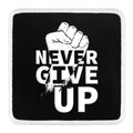 Parche Never Give Up para Gorras BlackBork BlackBörk